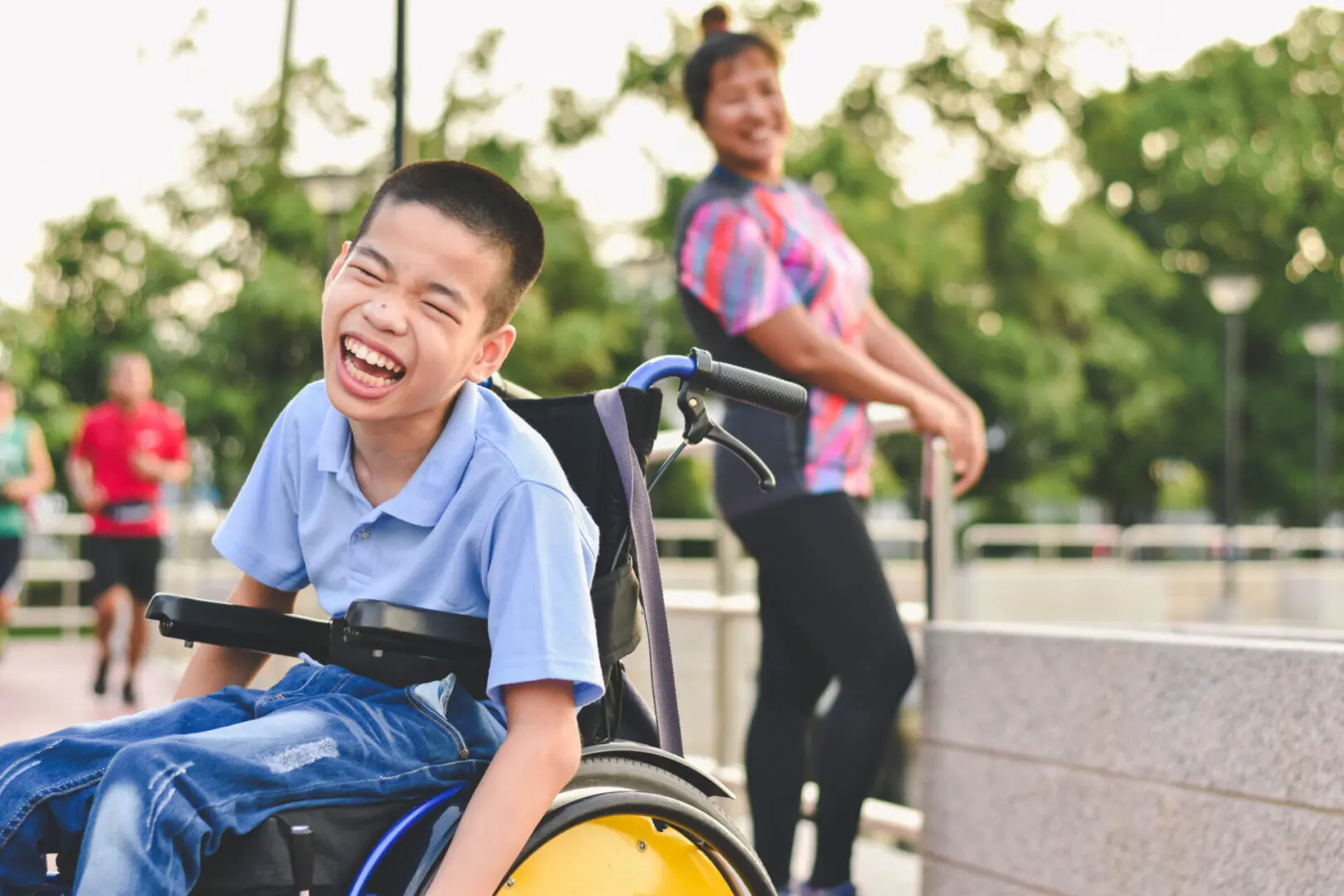 Disabled,Child,On,Wheelchair,Is,Play,And,Learn,In,The Disabled,Child,On,Wheelchair,Is,Play,And,Learn,In,The